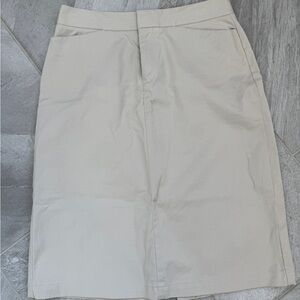 Dockers Light Beige Pencil Skirt